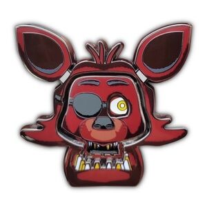 Five Nights At Freddy’s 🍕 Foxy Bot Metal Enamel Dual-Layer Pin
